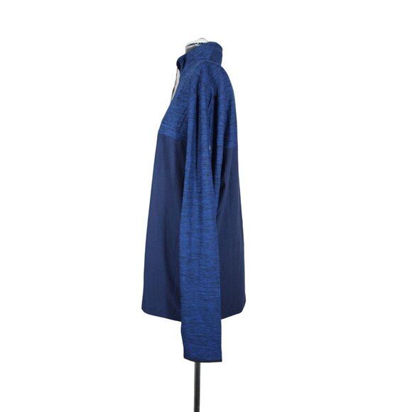 GapFit men's half zip mock neck stretch knit performance long sleeve pullover L - Picture 2 of 10